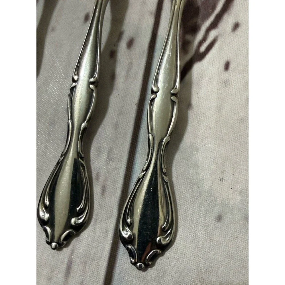 Oneida Cantata Stainless Salad Forks 6 5/8” X 4 Flatware Silverware